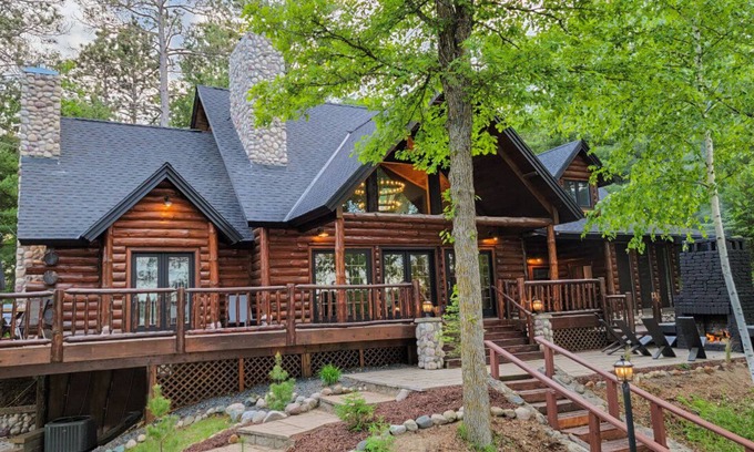 Hackensack House | Idyllic Cabin Retreat on Webb Lake with Ocean Views