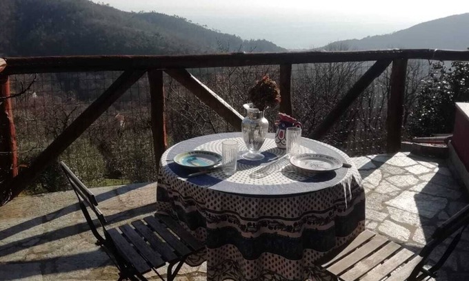 Varazze Cottage | Rustic Country House with Ocean View and Spa Amenities