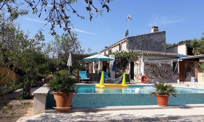 Sineu Cottage | Rustic Country House with Orchard Views & Pool Access