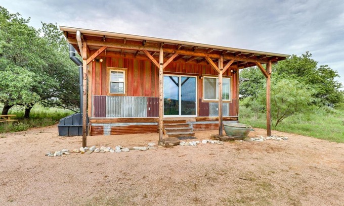 Mason Apartment | Eco-Friendly Cabin Retreat on 68 Acres by Llano River