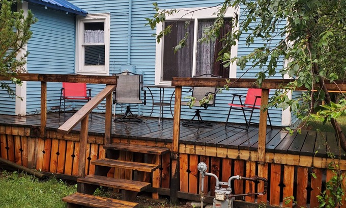 Augusta House | Rustic Farmhouse Retreat Steps from Augusta's Main Street