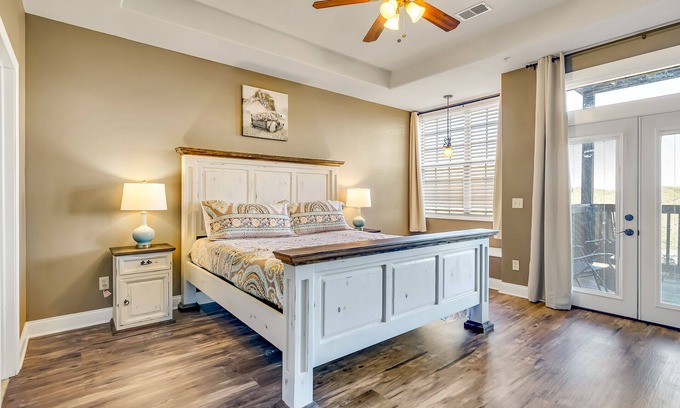 Indian Point Condo | Rustic Fields: Lake Views, Poolside Fun & Spa Retreat