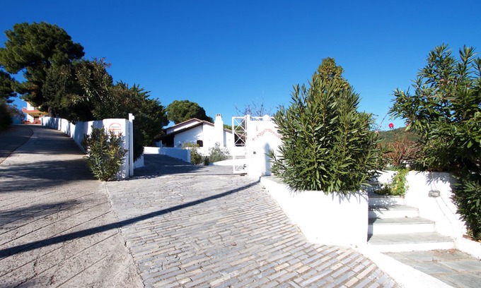 Skiathos Town Villa | Enchanting Hilltop Villa with Breathtaking Views & Sunrise