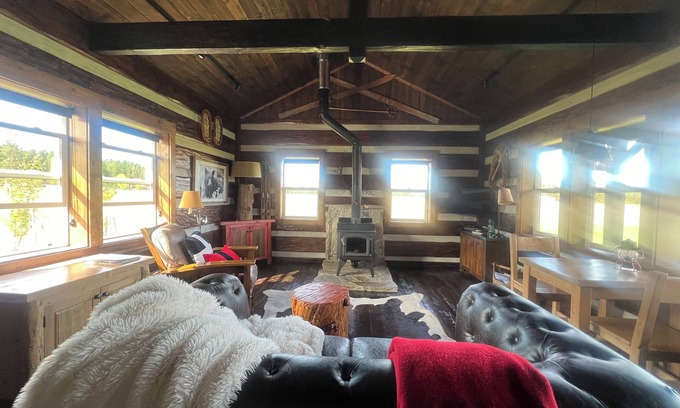 Whitefish Cabin | Rustic Lodge Cabin with Ocean Views in Beautiful Flathead Valley
