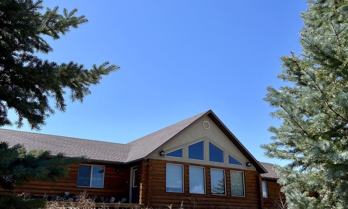 Lapoint Cabin | Cozy Log Cabin Retreat with Spa & Hot Tub Amenities