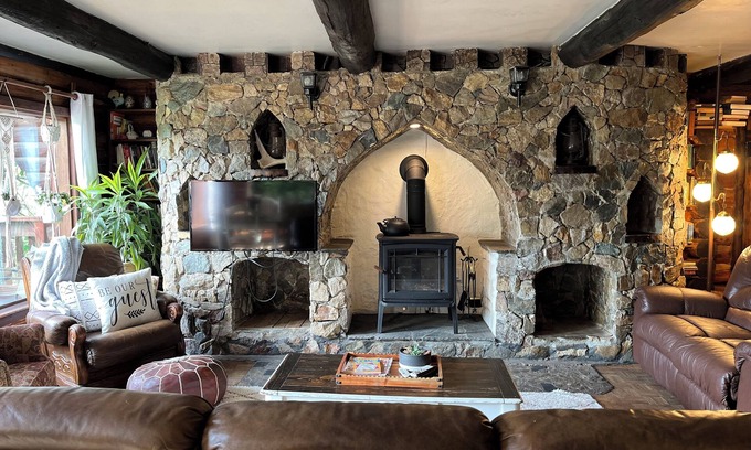 Sicamous Other | Rustic log home retreat on Mara Hills Golf Resort with lake view.