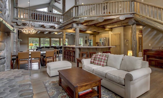 Sunriver Cabin | Guest Rated 9.8: Unique 5BR Lodge with Oceanfront View