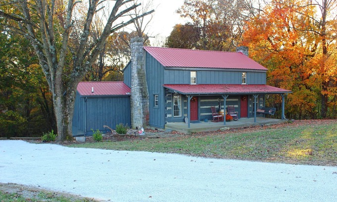 Lucas Cabin | Rustic Retreat: Historic Log Cabin with Family-Friendly Amenities