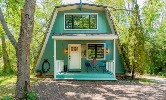 Caledonia Cabin | Secluded Riverside A-Frame Retreat: Guest Rated 10/10