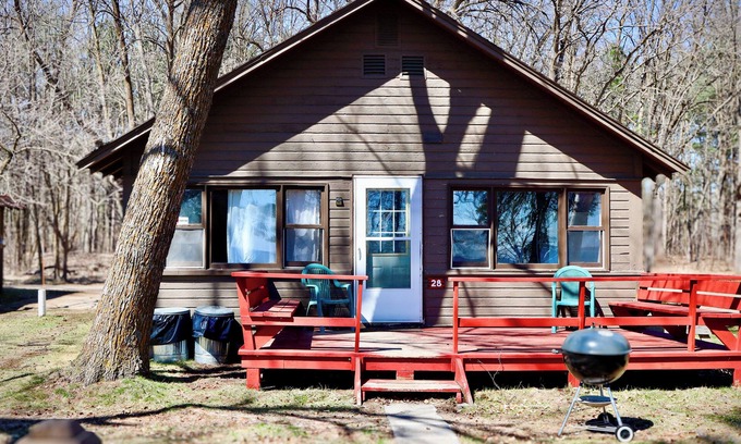 Bemidji Cabin | Unforgettable Stay at Ruttger's Birchmont Lodge with Spa & Pool