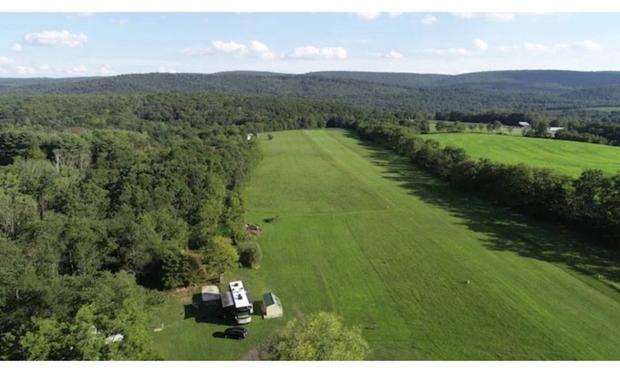 Pine Grove RV Rental | Secluded RV Site at a Private Airport with Great Amenities