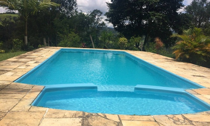 Extrema House | Explore Relaxation at Sítio Cachoeira Extrema with Pool
