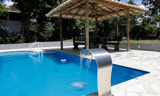 Jaboticatubas House | Relax at Sítio Casa Lagoa Santa with Pool and Ocean Views
