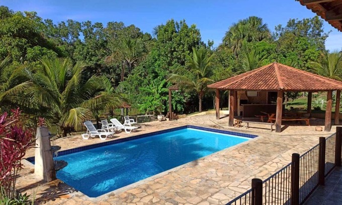 Hidrolandia House | Discover Sítio Recanto da Paz with Heated Pool & Ocean Views