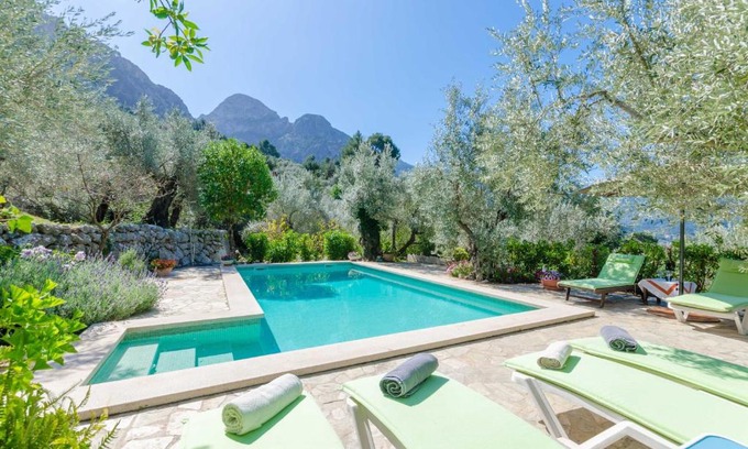 Biniaraix Villa | Relaxing Retreat at S'Olivaret with Pool & Family Amenities