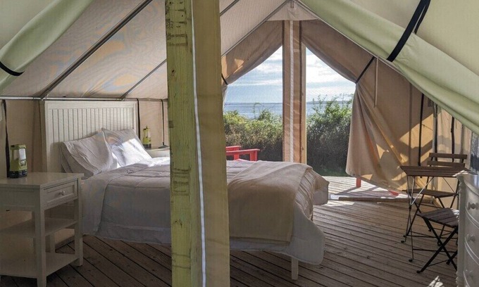 Northwest Harbor Apartment | Safari Tent Glamping,S10-CedarPt, East Hampton, NY