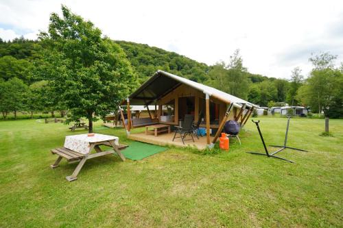 Luxembourg Ardennes Other | Inviting Safari Tent at Camping Berkel with Pool Access