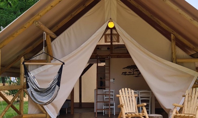 Falkenberg Apartment | Discover Safarizelt Kion by Kiebitzer See's Tranquil Shores