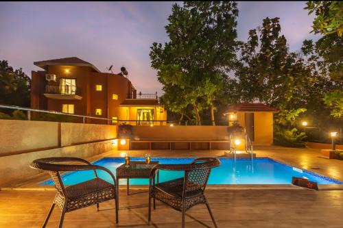 Suryamal Villa | Ideal Pool Villa Retreat with Lawn - SaffronStays Ekaant