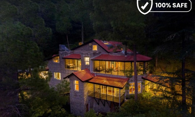 Chail Villa | Discover SaffronStays Ekam: Pet-Friendly Forest Villa