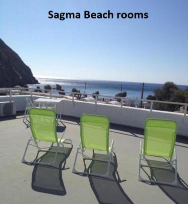 Perissa Bed & Breakfast | Beachfront Bliss at Sagma Beach Rooms with Ocean Views