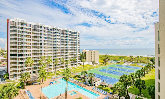 South Padre Island Condo | Guest Rated 10/10: Oceanfront Saida Suite with Hot Tub
