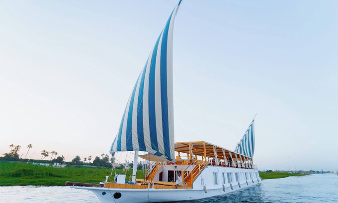 Luxor Boat Rental | Sail in style Dahabiya Nile Cruise explore wonders along the majestic Nile River