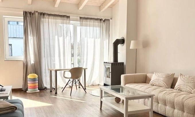 Warnemuende Apartment | Serene Sailorlodge: Riverside Retreat with Family Amenities