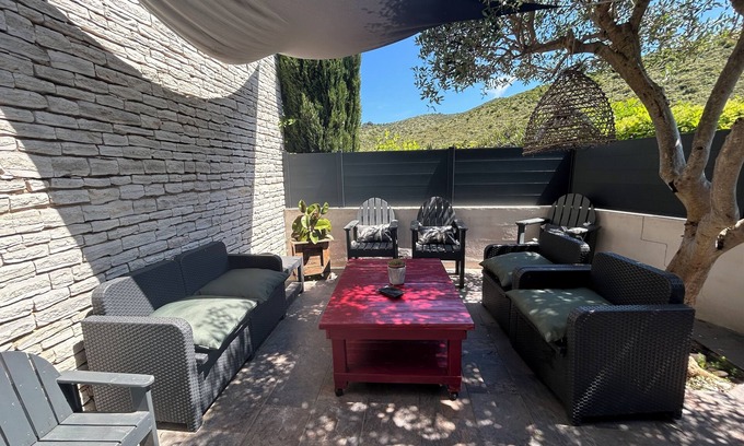 Oletta Apartment | Cozy Villa for 4 with Ocean View near St. Florent Beaches