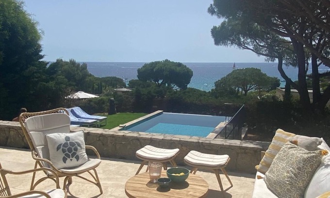 Ramatuelle Villa | Ocean View Retreat in Saint-Tropez with Private Pool