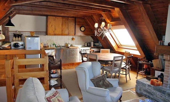 Sant Blai Apartment | Cozy Salardu Penthouse with Spa & Breakfast Amenities