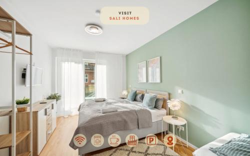 Bayreuth Apartment | Discover Sali Homes R3: Cozy Retreat by the River