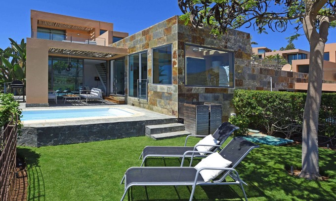 Salobre Ski Chalet | Relax at Salobre Los Lagos 26 with Pool and Spa Amenities