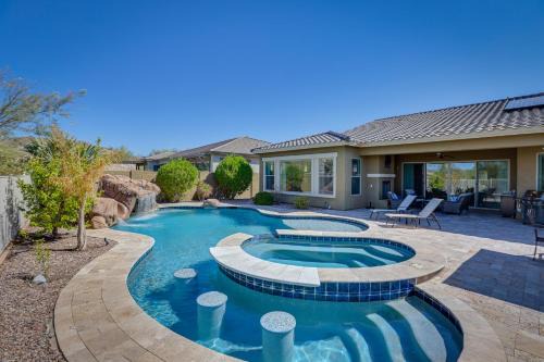 Estrella Mountain Ranch House | Discover Goodyear Home with Pool, Swim-Up Bar & Game Room