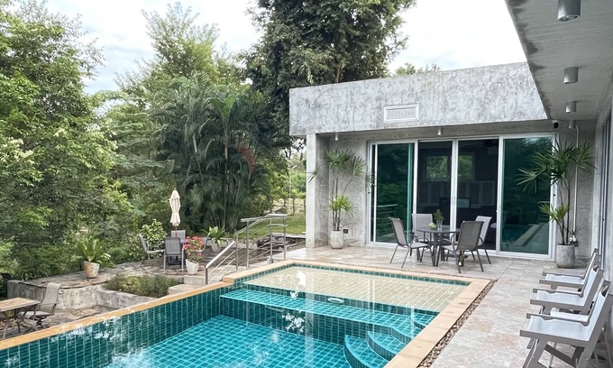 Mae Rim Villa | Experience the Saltwater Pool Villa with Free Motorbike Access