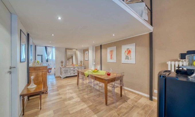 Crocetta Apartment | Discover San Secondo Street: Family-Friendly Retreat with Spa