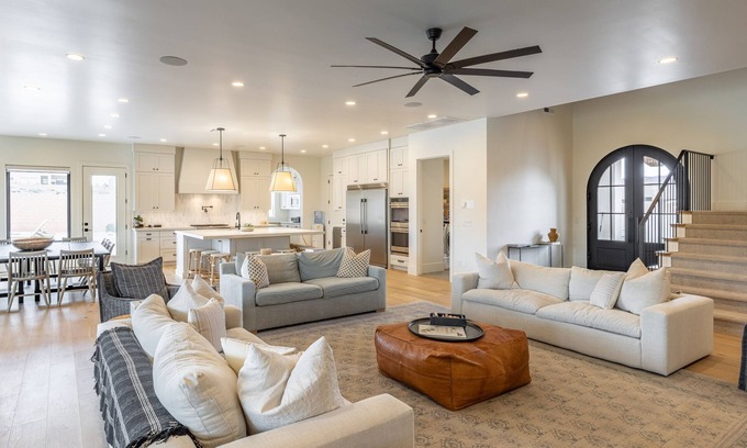 St. George House | Indulge in Sand Cove Villa: Private Pool & Hot Tub Awaits!