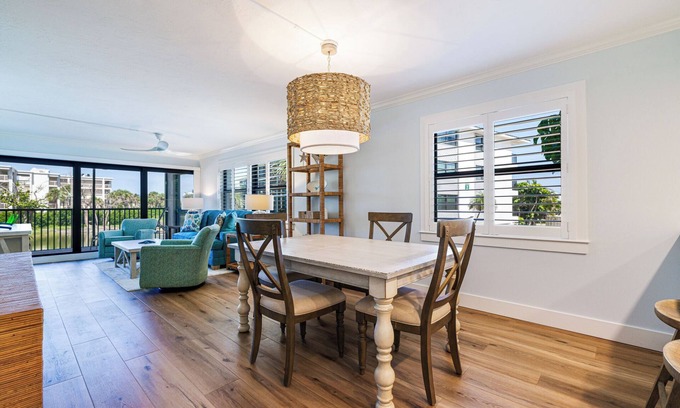 Sanibel Condo | Sand Pointe 111, 2 Bedroom Corner-Unit Condo, Gulf View Overlooking Pool