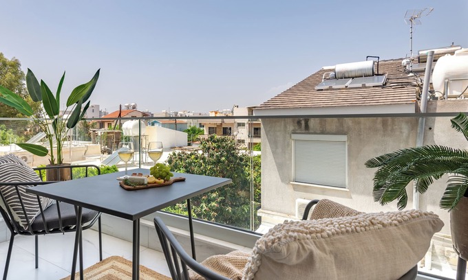 Limassol Apartment | Sanders Cruise - Cozy Studio Apt. with Balcony & Amenities