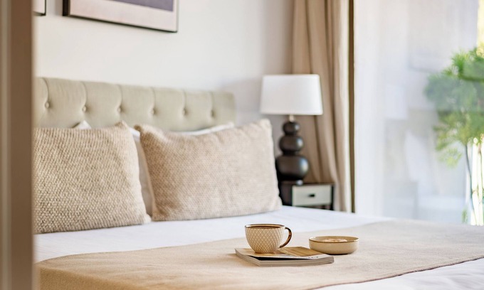 Agios Tychon Apartment | Relaxing Sanders River Plaza: 2 Bedroom Apt with Balcony