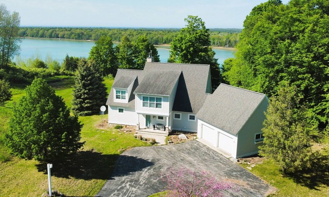 Lake Township House | Experience The Sandhill House: Lakefront Home with Spa & More