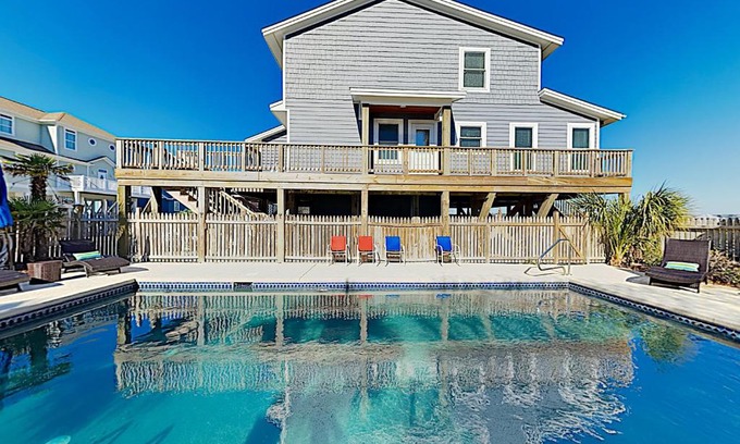 Ocean Isle Beach House | Guest Rated 10/10 at Sandpiper Retreat with Pool Access