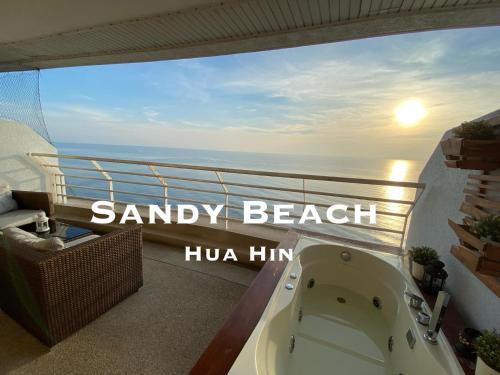 Cha-am Apartment | Beachfront Escape at Sandy Beach Condo 17D - Rated 9.3/10