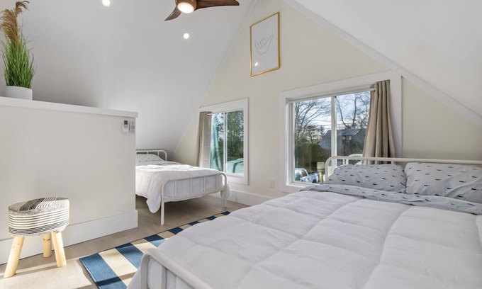 Hampton House | Top-Rated Sandy Biscuits A-Frame Cottage with Ocean Views