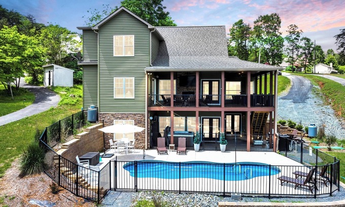 Moneta House | Discover Sandy Bottom Cove: Lakefront Oasis with Pool & Spa