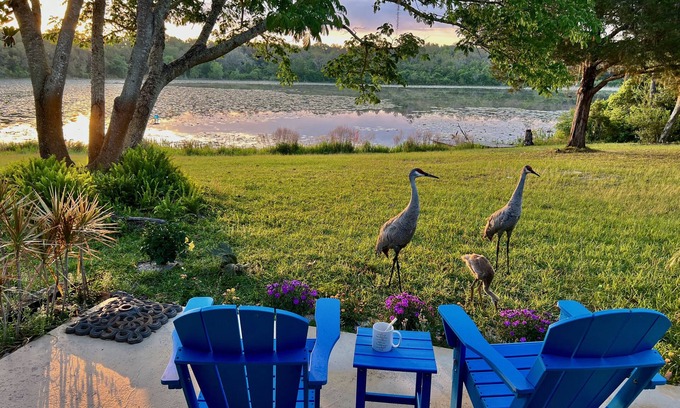 Crescent City House | Inviting Sandy Lakes Farm: Private Retreat with Ocean Views
