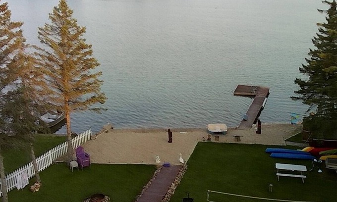 West Branch House | Experience Sandy Swim-In-Beach Lakefront Getaway in MI