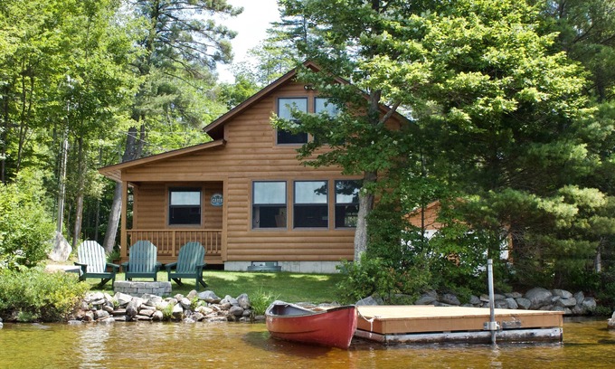 Hanover House | Ideal Waterfront Cabin at Howard Pond with Pool & Views