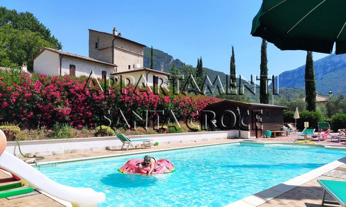 Precetto Apartment | Relaxing Two-Room Apartment with Pool near Marmore Falls