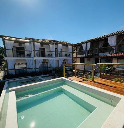 Praia Grande Hotel | Oceanfront Santomar Guest House with Hot Tub & 10/10 Rating